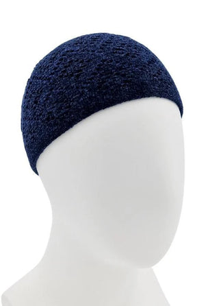 Gebedsmuts 'Velvet Subtle' Marineblauw