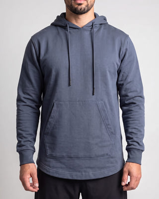 Oversized Hoodie Refined Anthraciet studiofoto
