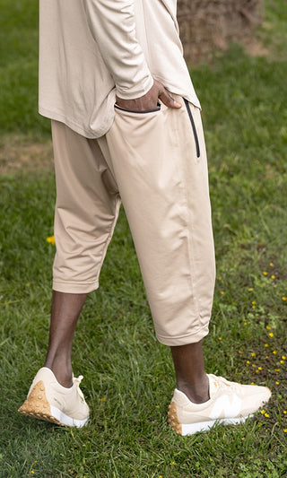 Jogging Short Beige van Qaba'il