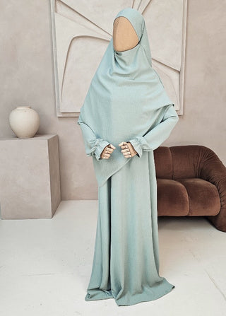 Khimar Set 'Safae' Mint - Pofmouwen