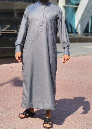 Saudi Grijs 'Cashmere' van Custom Qamis