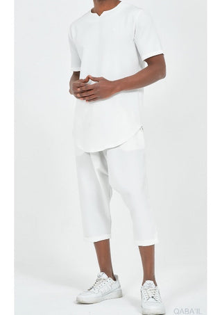 Zomeroutfit 'Azure' Off-White Qaba'il