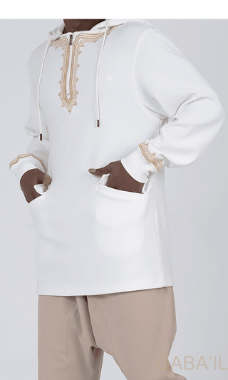 Sweat Etniz Oversized Off-White van Qaba'il